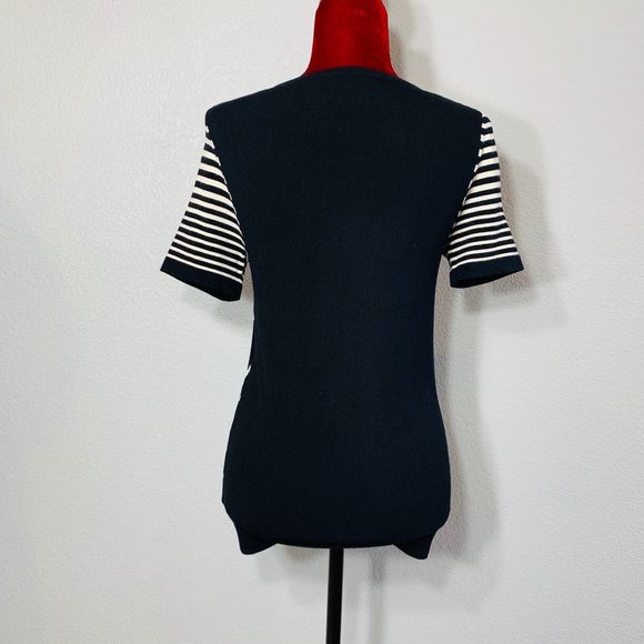 MARC BY MARC JACOBS BLACK AND WHITE TOP - Picture 3 of 4